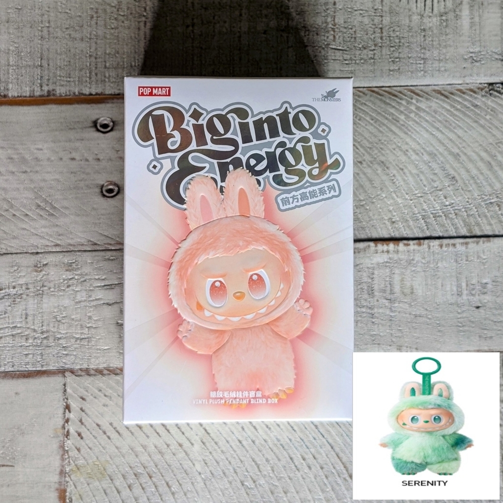Labubu Serenity Big Into Energy Pop Mart - Sealed New